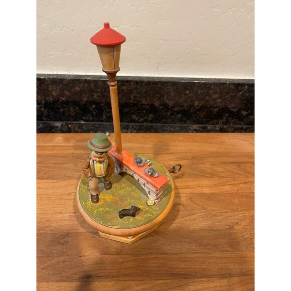 Thorens Third Man Theme Carved Wood Music Box - Picture 2 of 5